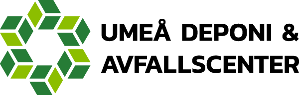 Logotyp Umeå deponi och avfallscenter